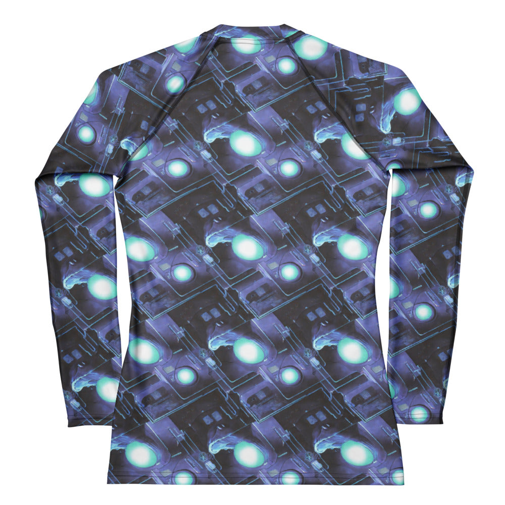Women's Rash Guard - Galactic Circuit
