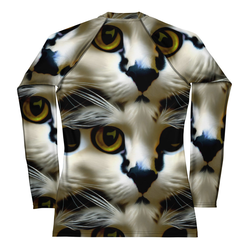 Women's Rash Guard - Feline Fancy