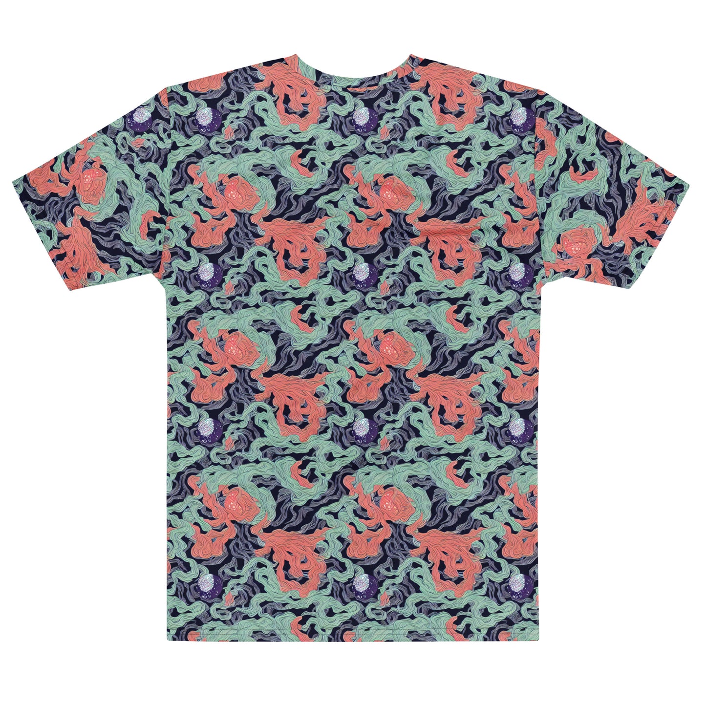 Men's Crew Neck T-Shirt - Cosmic Coral