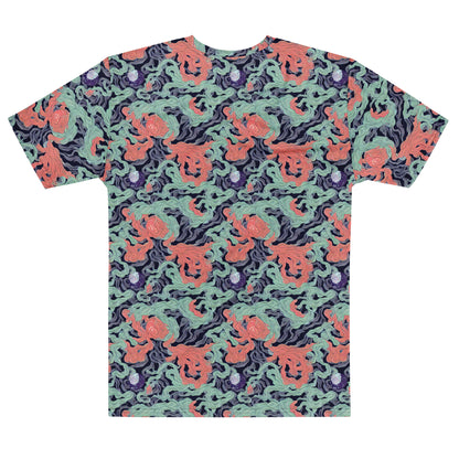 Men's Crew Neck T-Shirt - Cosmic Coral