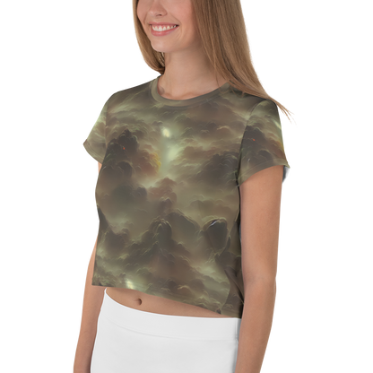 Women's Crop Tee - Celestial Dreamscape