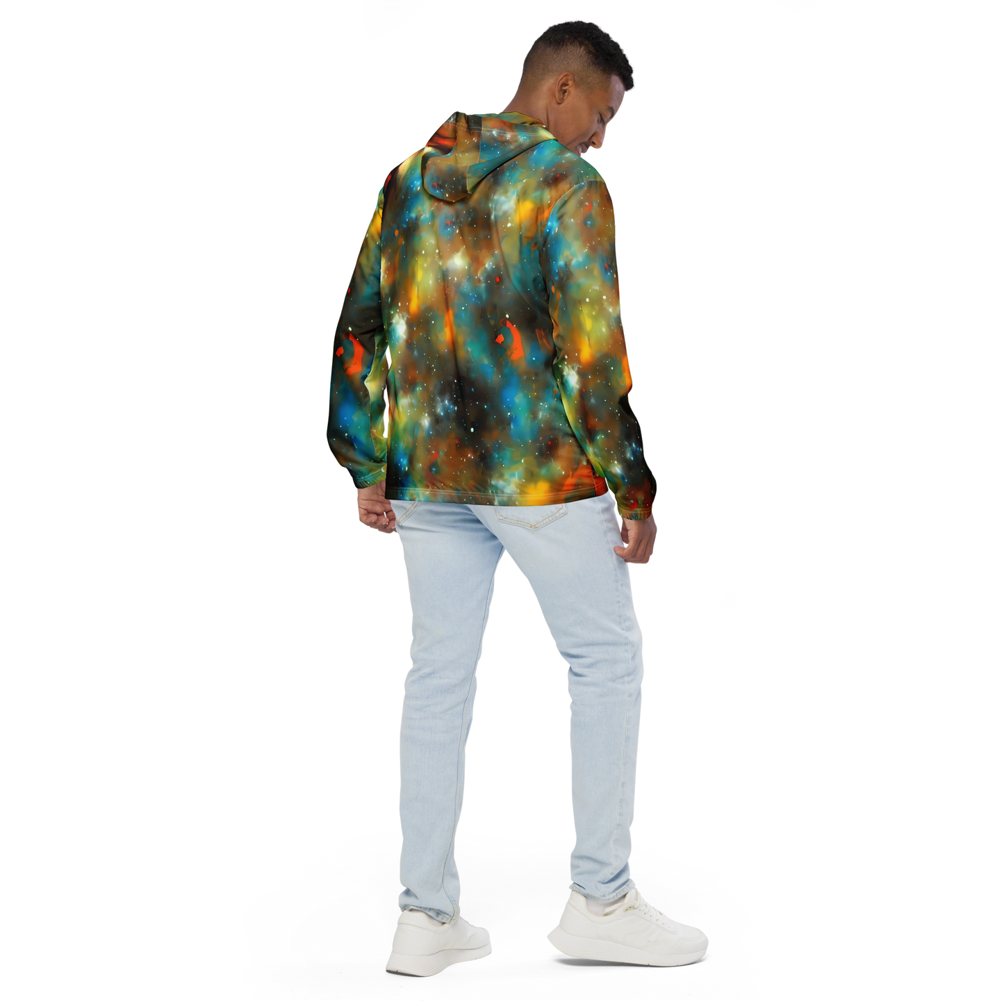 Men's Windbreaker - Abstract Tapestries