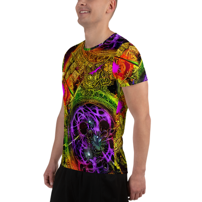 Men's Athletic T-Shirt - Neon Glyphworks