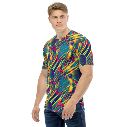 Men's Crew Neck T-Shirt - Cosmic Inferno