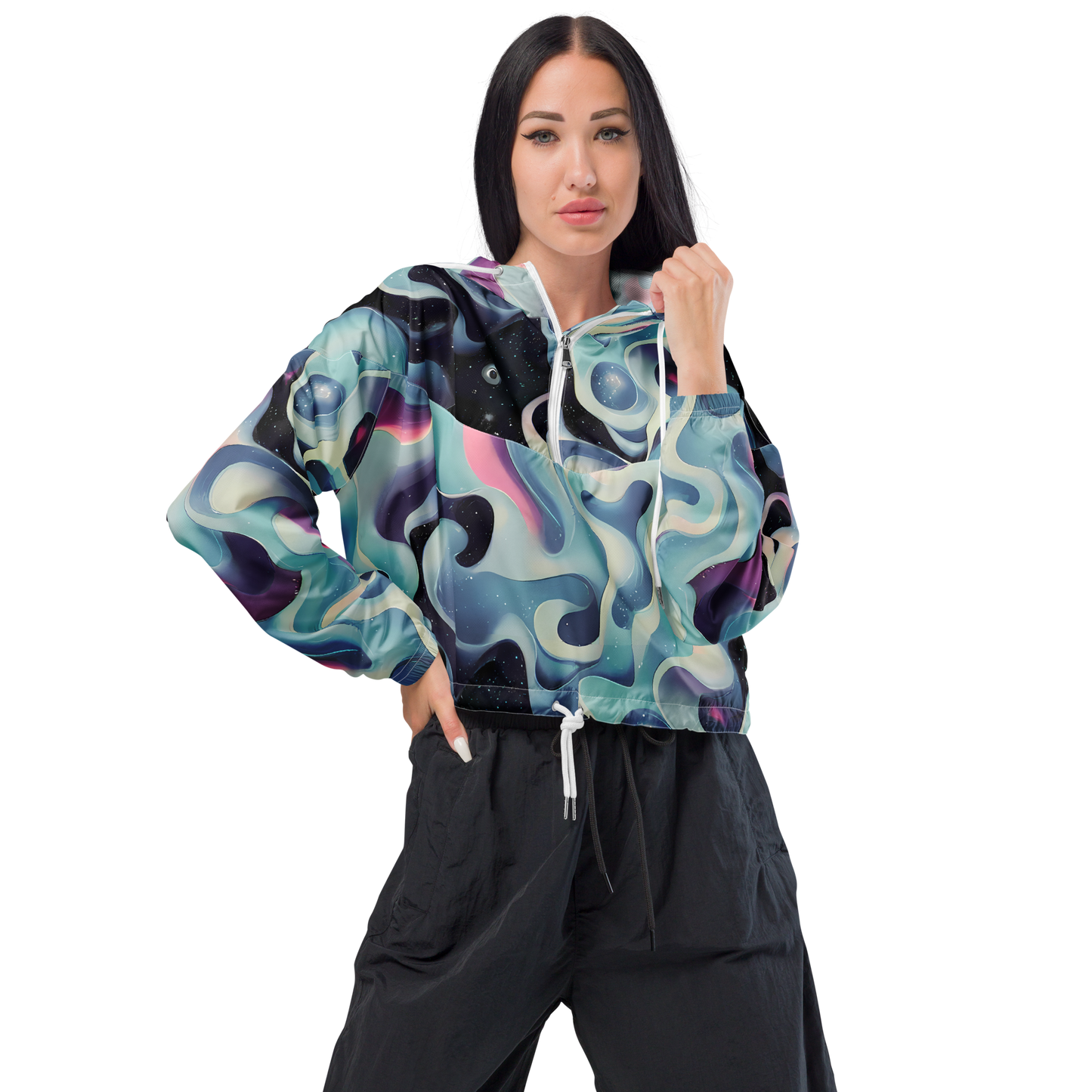 Women's Cropped Windbreaker - Judd Elegance