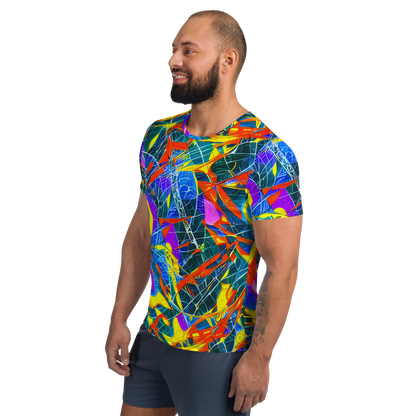 Men's Athletic T-Shirt - Arkhipov Waves
