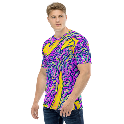 Men's Crew Neck T-Shirt - Zenith Waves