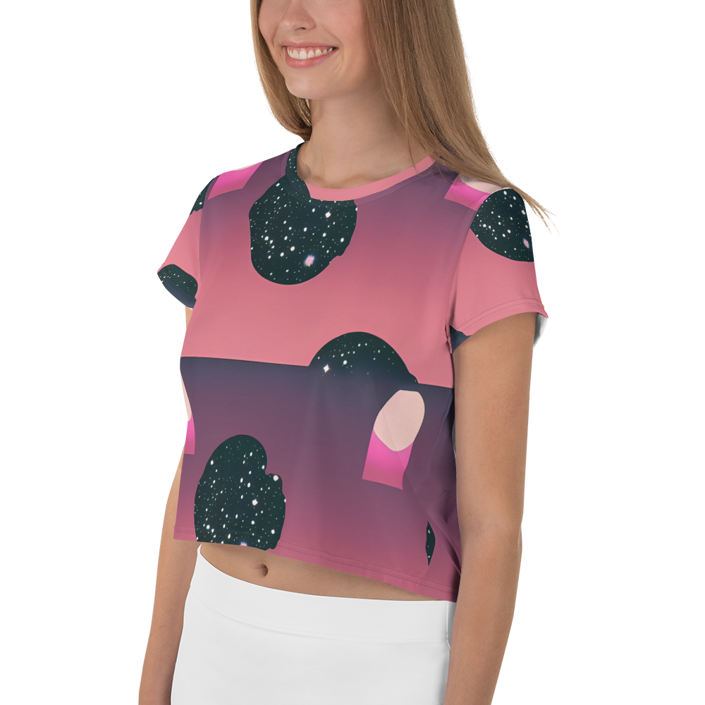 Women's Crop Tee - Dreamscape Horizon