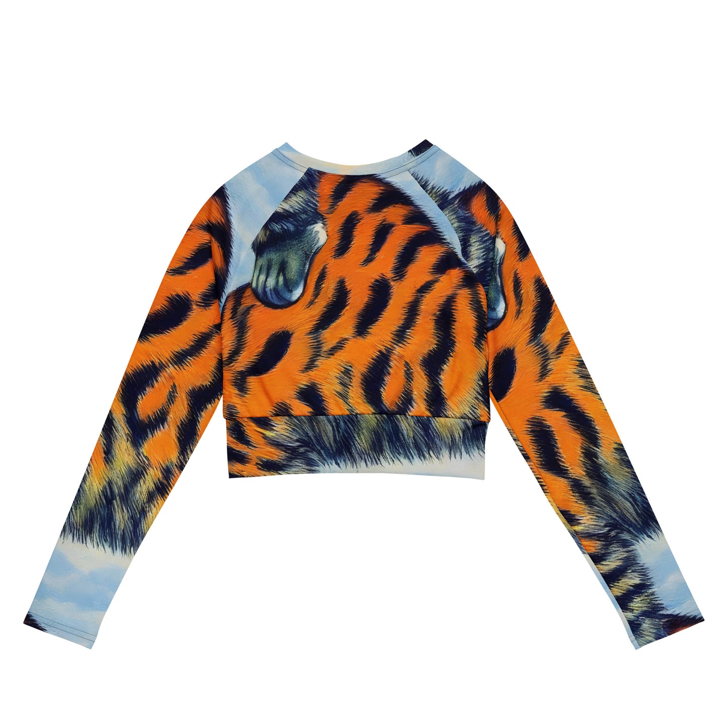 Long Sleeve Crop Top - Tiger's Dream