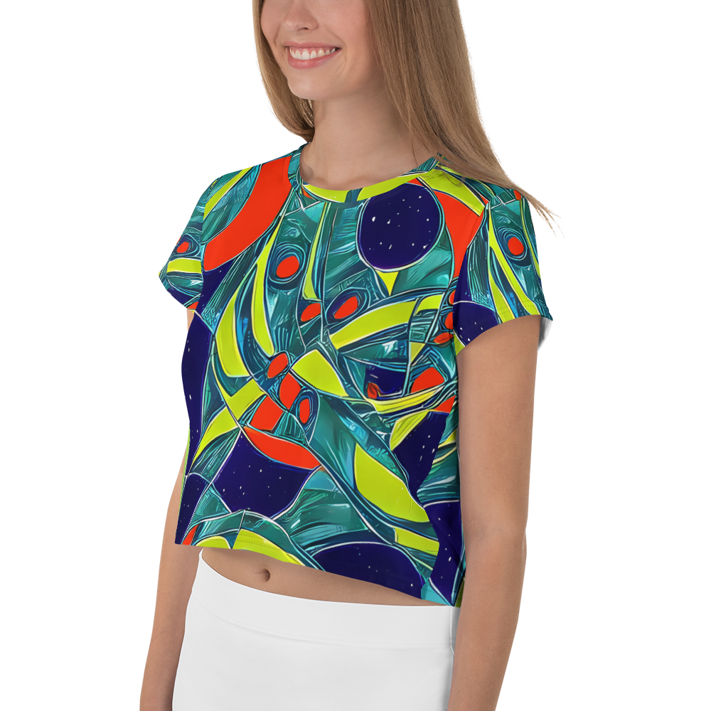 Women's Crop Tee - Harmonic Mirage