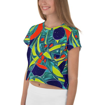 Women's Crop Tee - Harmonic Mirage