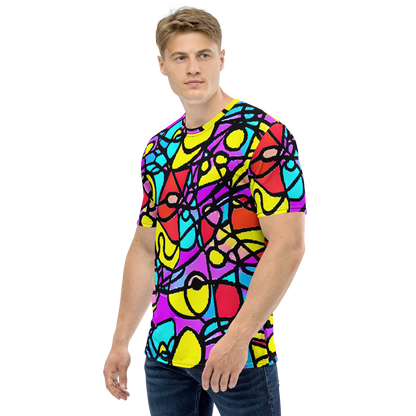 Men's Crew Neck T-Shirt - Radiant Chaos