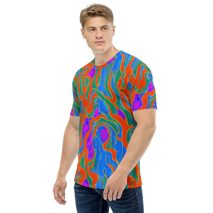 Men's Crew Neck T-Shirt - Childish Strokes