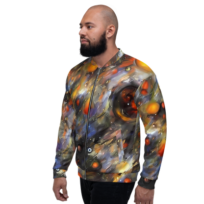 Bomber Jacket - Brushstroke Blaze