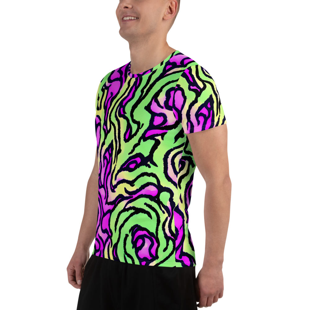 Men's Athletic T-Shirt - Mintchine Maze