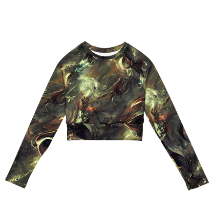 Long Sleeve Crop Top - Chaos Crescendo