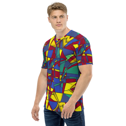 Men's Crew Neck T-Shirt - Vibrant Vexation