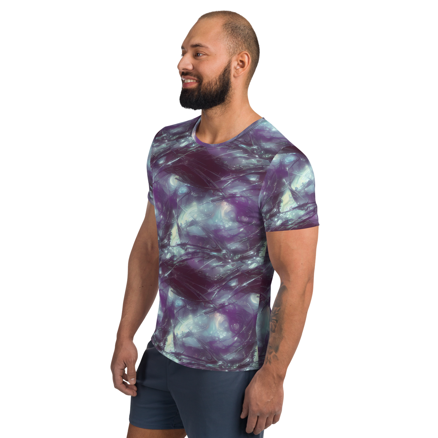 Men's Athletic T-Shirt - Nihei Shimmer