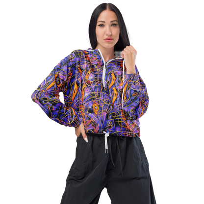 Women's Cropped Windbreaker - Bailly's Twist