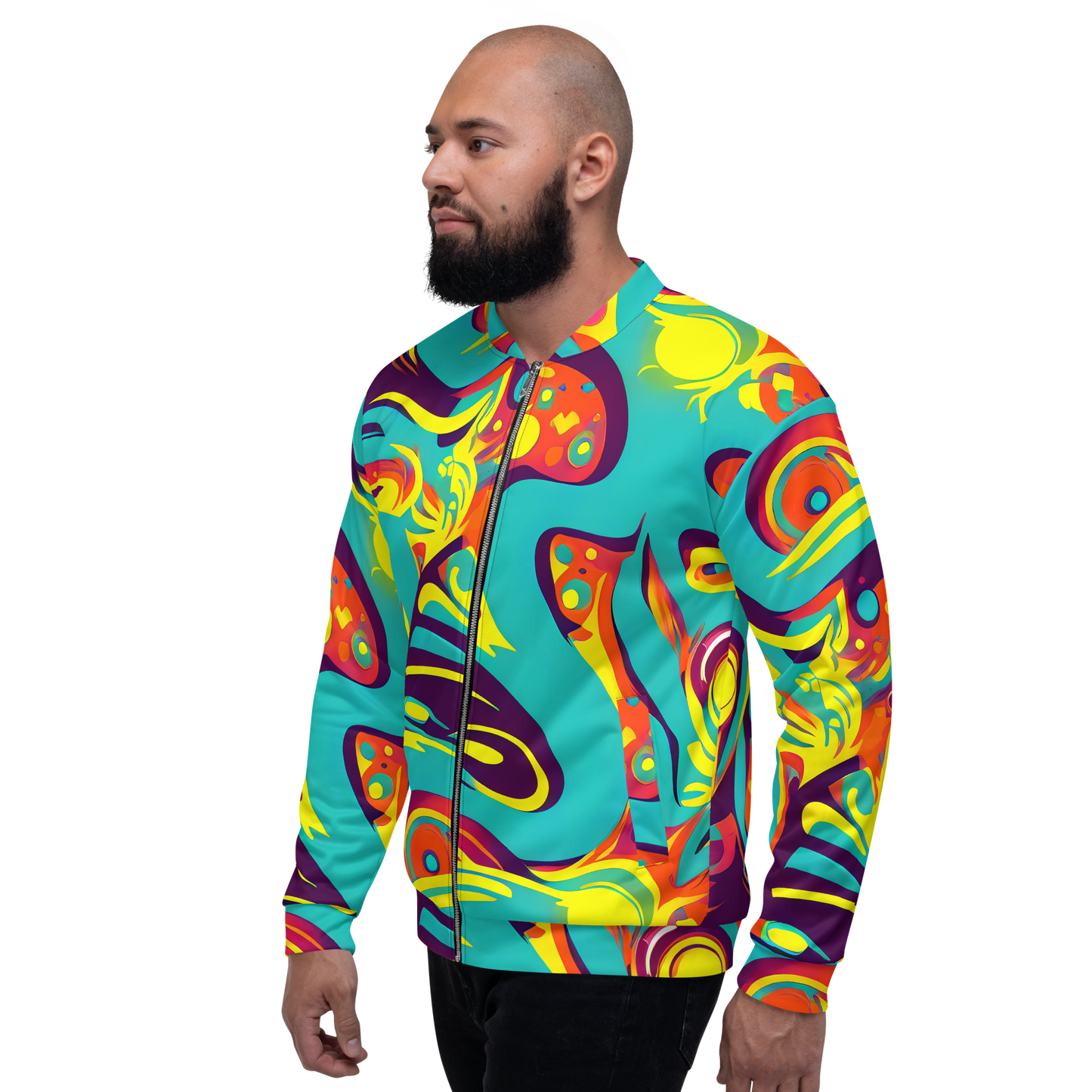 Bomber Jacket - Retro Ribbon