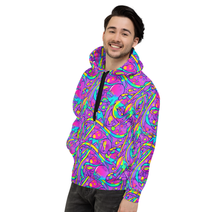 Hoodie - Neon Galaxy Whirl