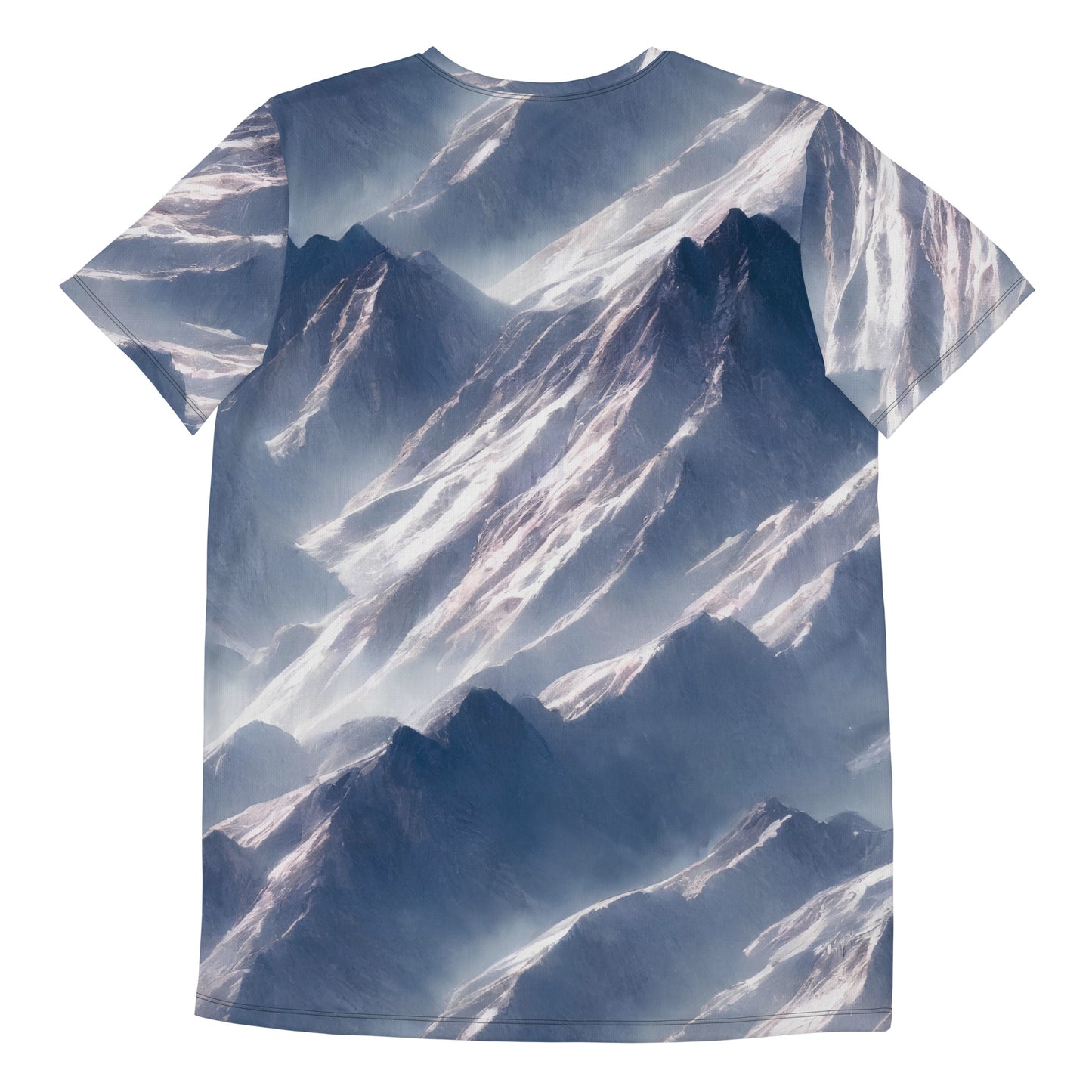 Men's Athletic T-Shirt - Misty Pinnacles