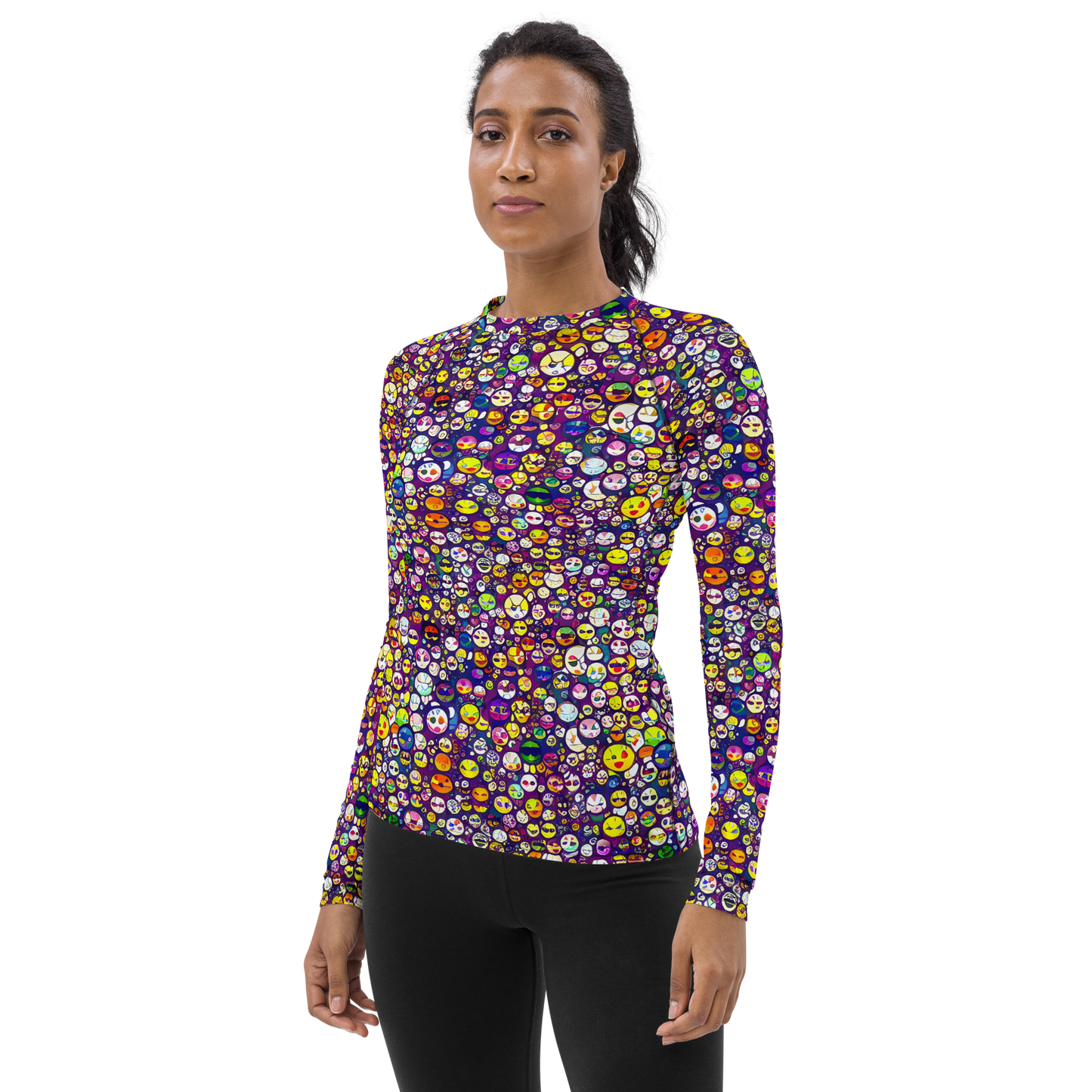 Women's Rash Guard - Mosaic Moods