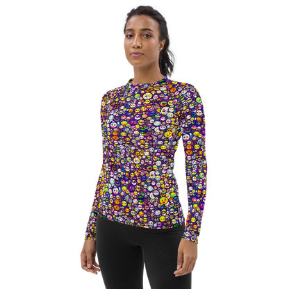 Women's Rash Guard - Mosaic Moods