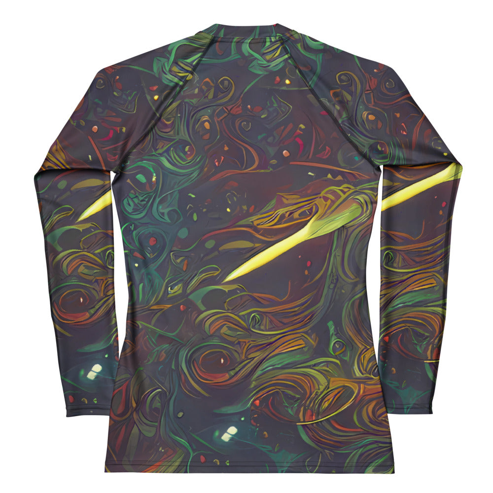 Women's Rash Guard - Phantasm Swirl
