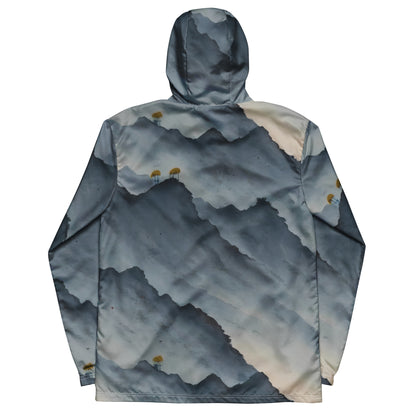 Men's Windbreaker - Misty Mountain Harmony