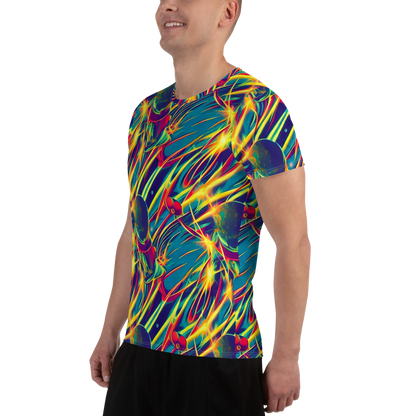 Men's Athletic T-Shirt - Cosmic Inferno