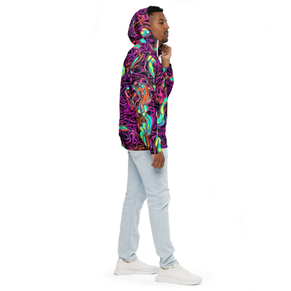 Men's Windbreaker - Neon Drizzle