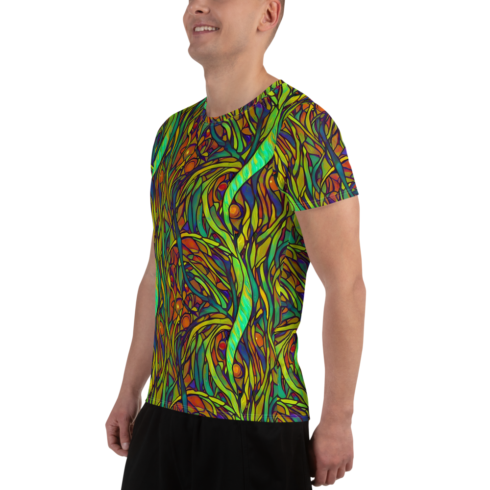 Men's Athletic T-Shirt - Cosmic Garden
