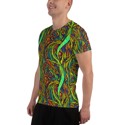 Men's Athletic T-Shirt - Cosmic Garden
