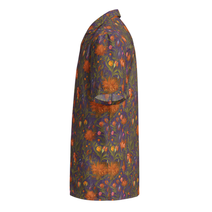 Button Shirt - Botanical Nebula