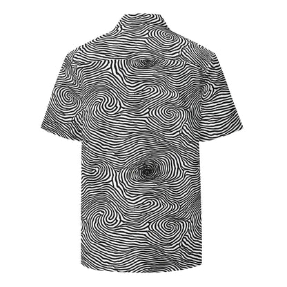 Button Shirt - Black And White Rhapsody