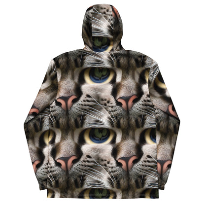Men's Windbreaker - Feline Mirage