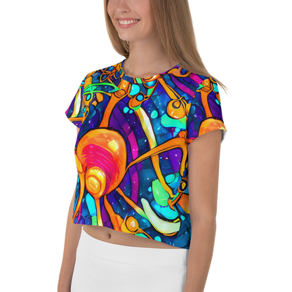 Women's Crop Tee - Iridescent Nebula