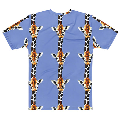 Men's Crew Neck T-Shirt - Giraffe Glow