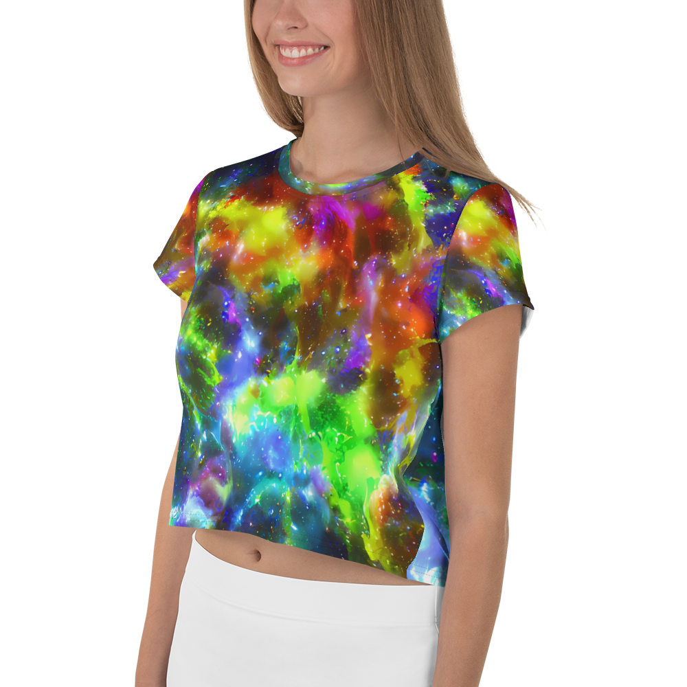 Women's Crop Tee - Neer Nebula