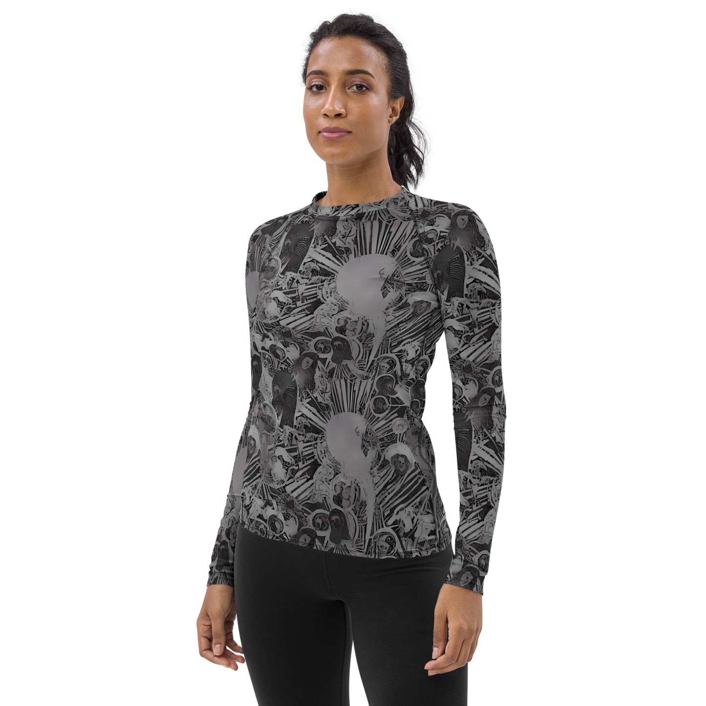 Women's Rash Guard - Dusk Enigma