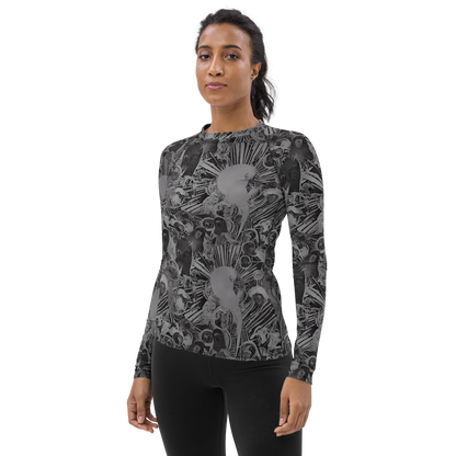 Women's Rash Guard - Dusk Enigma