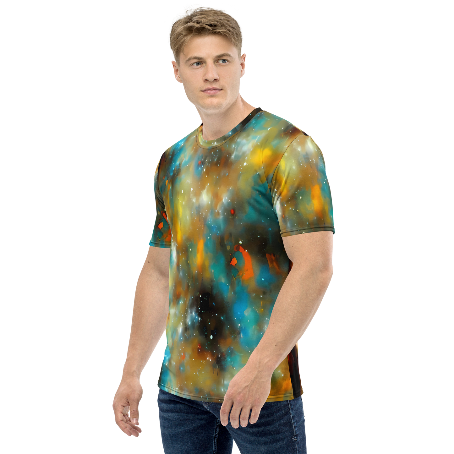 Men's Crew Neck T-Shirt - Abstract Tapestries