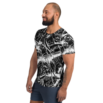 Men's Athletic T-Shirt - Ferriss Fractals