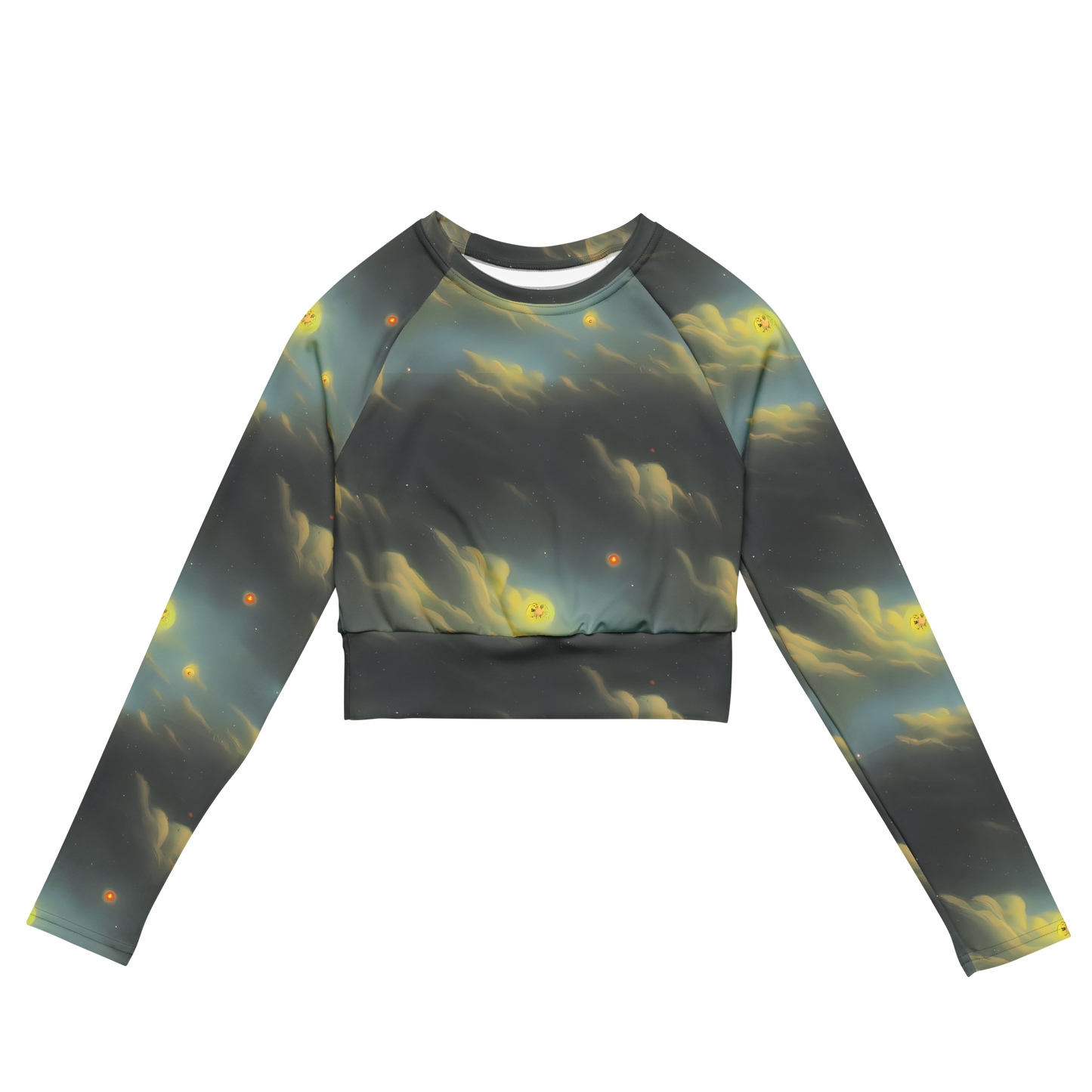 Long Sleeve Crop Top - Dreamy Ascent