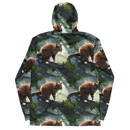 Men's Windbreaker - Whiskered Enigma