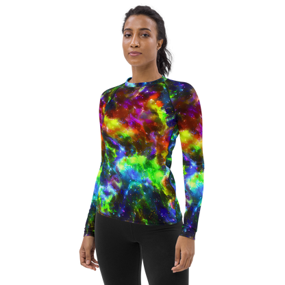 Women's Rash Guard - Neer Nebula