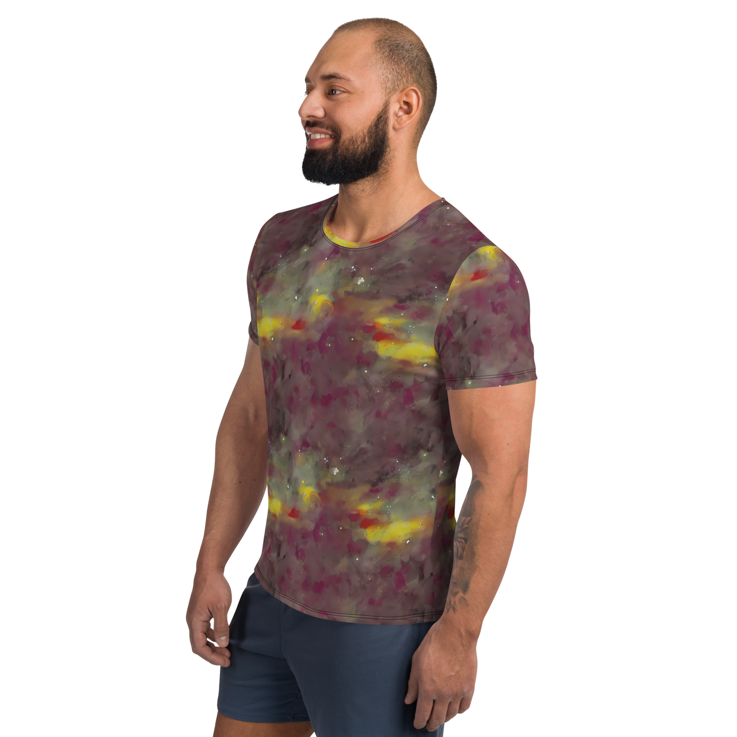 Men's Athletic T-Shirt - Whispers of Autumn