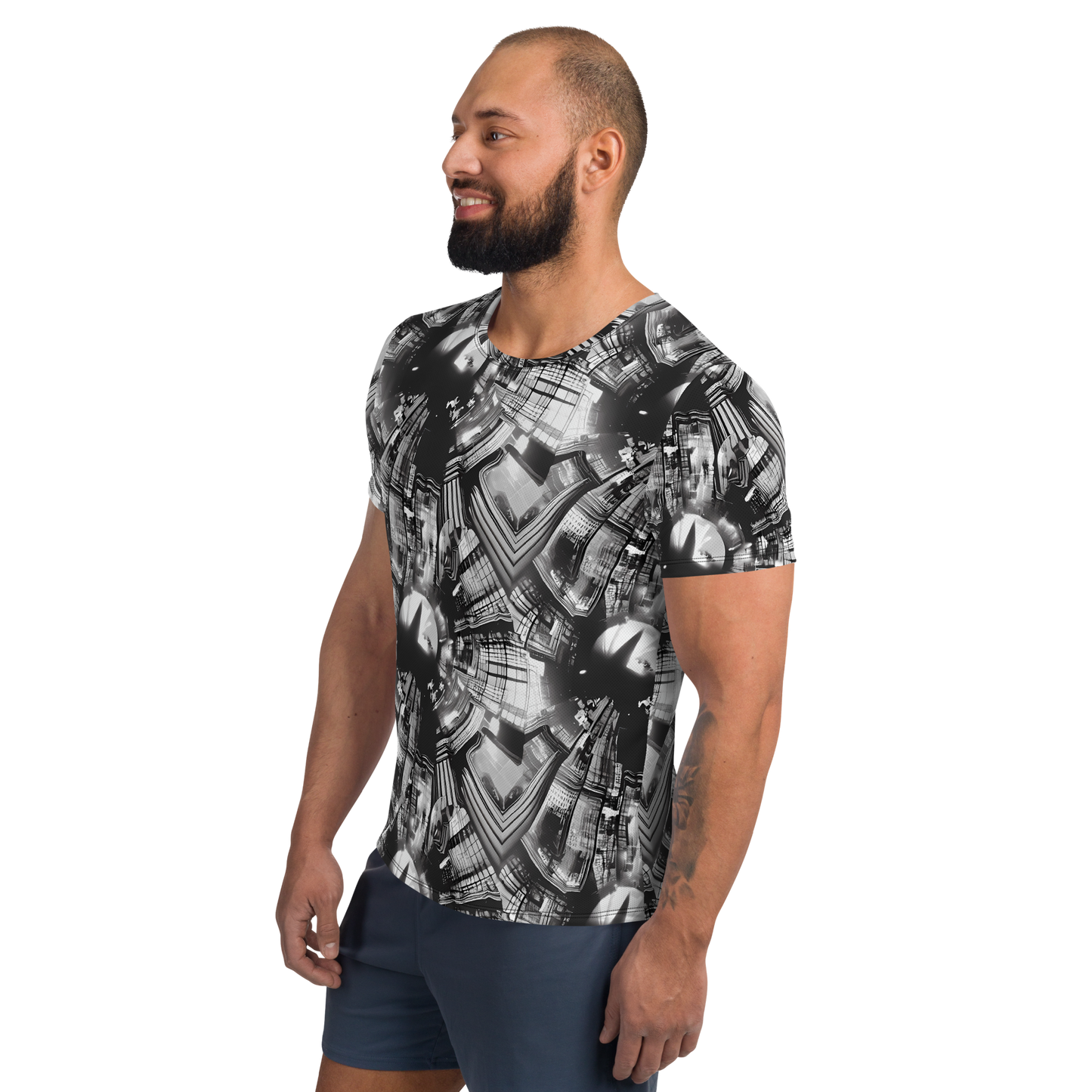 Men's Athletic T-Shirt - Silent Reflection