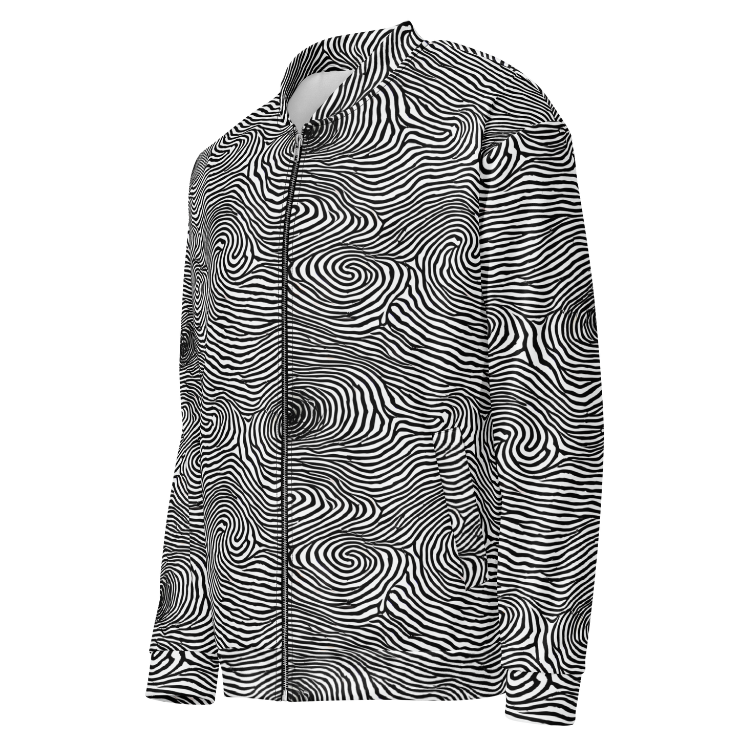 Bomber Jacket - Black And White Rhapsody